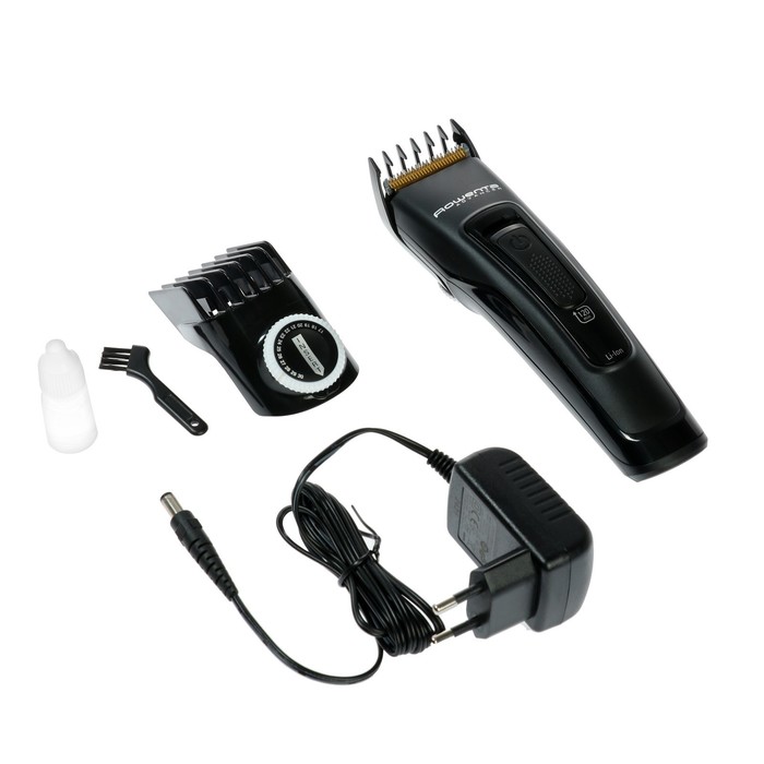 Машинка для стрижки Rowenta TN5200F5, 0.5-30 мм, 2 насадки, АКБ/220В, черная
Машинка для стрижки Rowenta TN5200F5, 0.5-30 мм, 2 насадки, АКБ/220В, черная