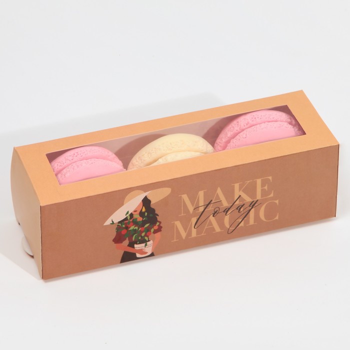 Коробка для макарун Make magic, 18 х 5.5 х 5.5 см
Коробка для макарун Make magic, 18 х 5.5 х 5.5 см