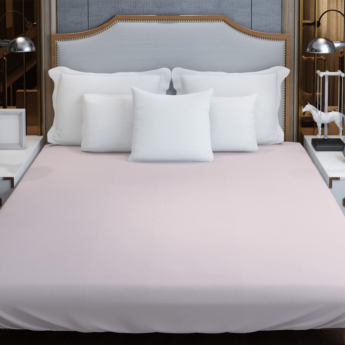 Трикотажная простынь на резинке 160х200х20см молочный кулирка, 120г/м хл100%
Трикотажная простынь на резинке 160х200х20см молочный кулирка, 120г/м хл100%