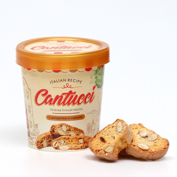 Стаканчик с печеньем «Кантучи», 100 г
Стаканчик с печеньем «Кантучи», 100 г