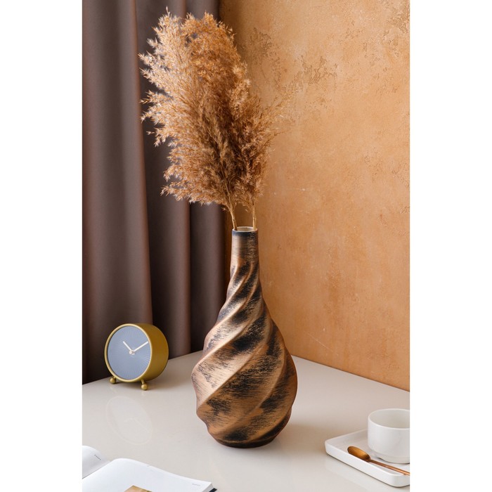 Ваза керамическая "Данара", настольная, бронза, 34 см
Ваза керамическая "Данара", настольная, бронза, 34 см