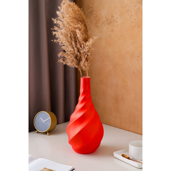 Ваза керамическая "Данара", настольная, красная, 34 см
Ваза керамическая "Данара", настольная, красная, 34 см