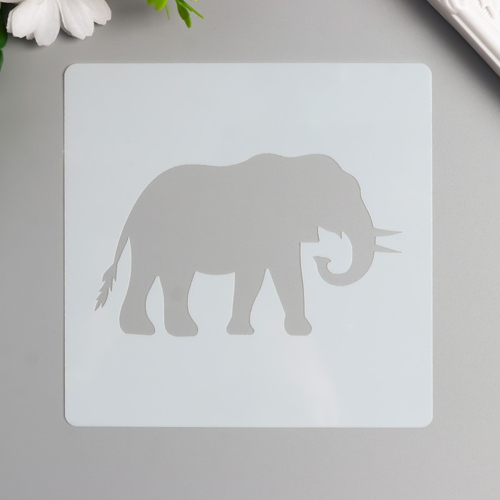 Трафарет пластик "Животные. Слон" 13х13 см
Трафарет пластик "Животные. Слон" 13х13 см