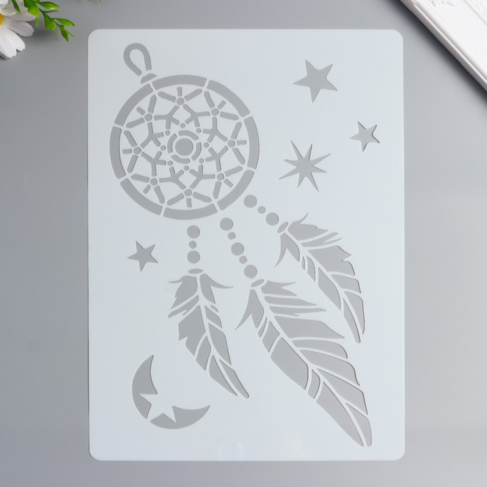 Трафарет пластик "Ловец снов" 29,7х21 см
Трафарет пластик "Ловец снов" 29,7х21 см