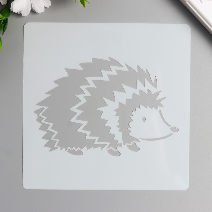 Трафарет пластик "Зверята. Ёжик" 15х15 см
Трафарет пластик "Зверята. Ёжик" 15х15 см