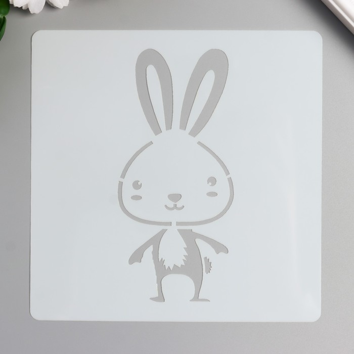 Трафарет пластик "Зверята. Зайчик" 15х15 см
Трафарет пластик "Зверята. Зайчик" 15х15 см