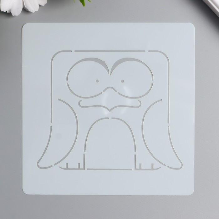 Трафарет пластик "Квадратные звери. Птица" 13х13 см 
Трафарет пластик "Квадратные звери. Птица" 13х13 см