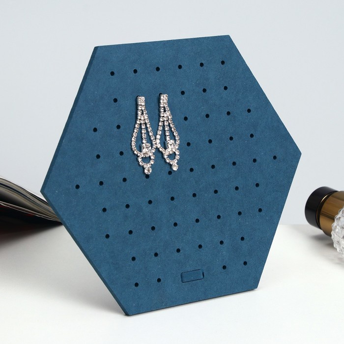 Подставка под серьги 16,5*14,5*13, ромб, 64 отверстий, цвет синий
Подставка под серьги 16,5*14,5*13, ромб, 64 отверстий, цвет синий