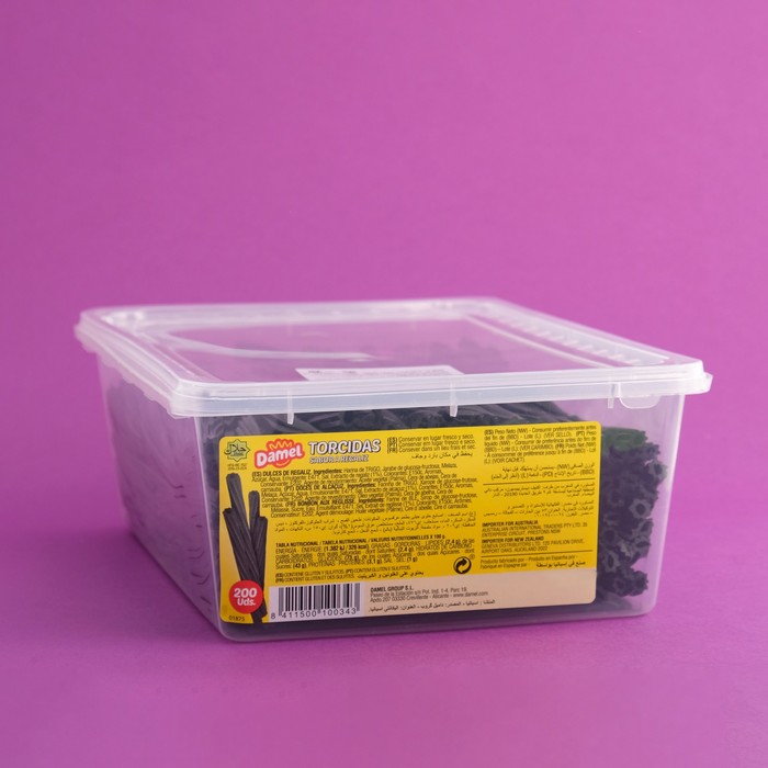 Жевательный мармелад HALAL «Жгутики лакрица» 1,8 кг
Жевательный мармелад HALAL «Жгутики лакрица» 1,8 кг