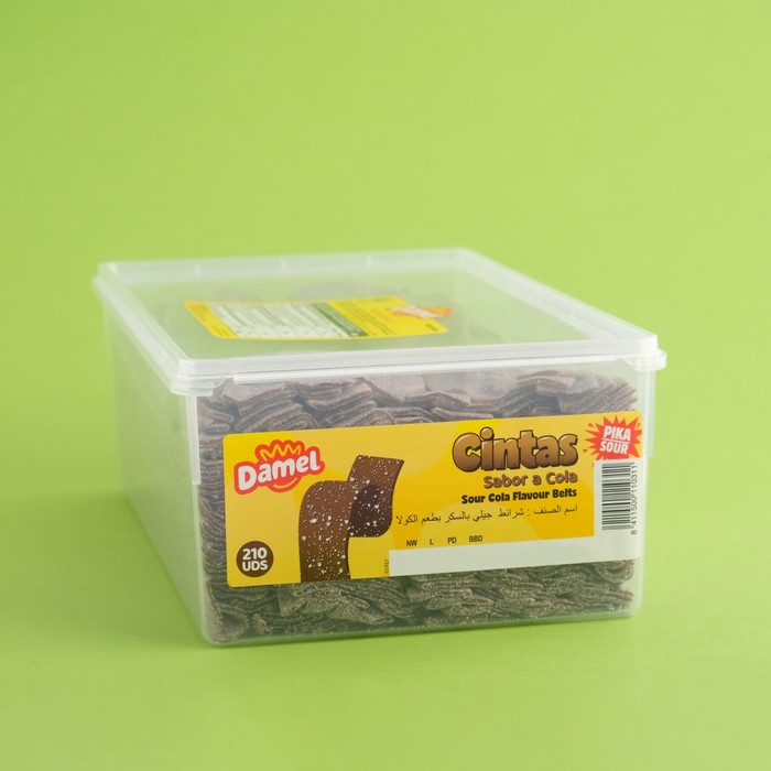 Жевательный мармелад HALAL «Подсахаренные пластинки Кола», 2,1 кг
Жевательный мармелад HALAL «Подсахаренные пластинки Кола», 2,1 кг