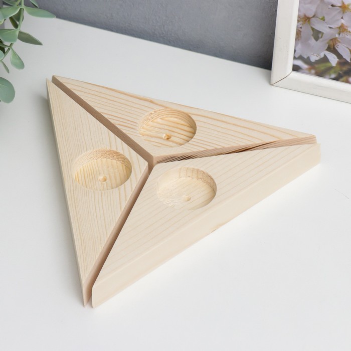 Подсвечник "Треугольники" Светлый набор 3 шт 20х5,5х2 см
Подсвечник "Треугольники" Светлый набор 3 шт 20х5,5х2 см