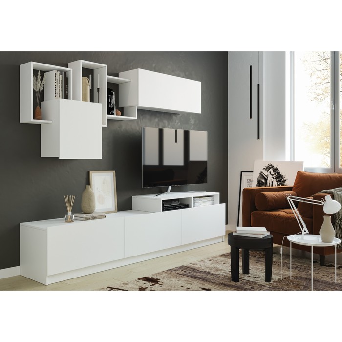 Гостиная Мадера 2400, Белый ЛДСП
Гостиная Мадера 2400, Белый ЛДСП