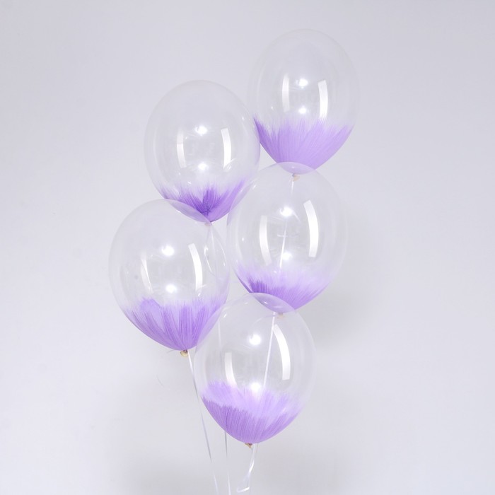 Шар латексный 14" «Браш», Belbal, кристалл, фиолетовый, набор 5 шт.
Шар латексный 14" «Браш», Belbal, кристалл, фиолетовый, набор 5 шт.