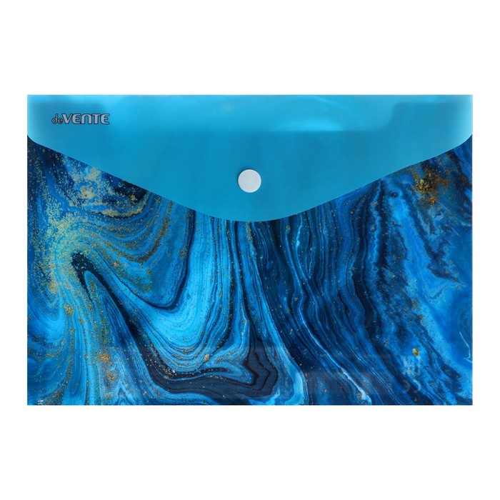 Папка-конверт на кнопке А5 deVENTE горизонтальная, 240 х 170 мм, 150 мкм "Разводы" 
Папка-конверт на кнопке А5 deVENTE горизонтальная, 240 х 170 мм, 150 мкм "Разводы"