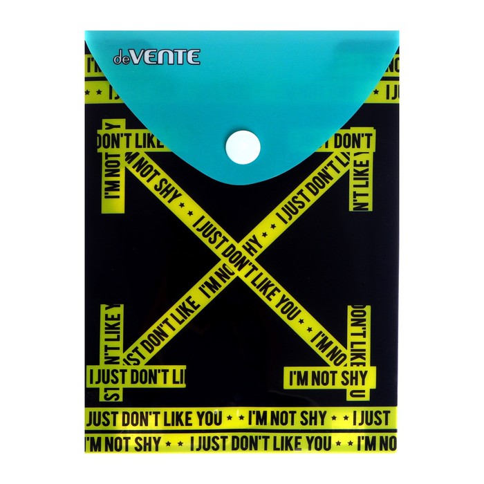 Папка-конверт на кнопке А6 deVENTE вертикальная, 114 х 158 мм, 150 мкм, "I just don't like you"
Папка-конверт на кнопке А6 deVENTE вертикальная, 114 х 158 мм, 150 мкм, "I just don't like you"