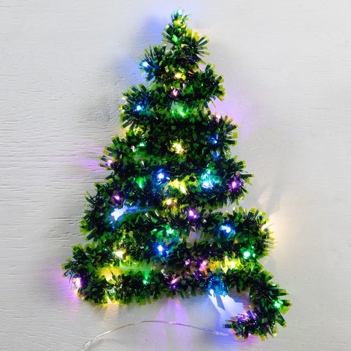 Гирлянда «Мишура» 2 м роса, IP20, зелёная нить, 44 LED, 6 слоёв, d=5 см, свечение мульти, ААх2
Гирлянда «Мишура» 2 м роса, IP20, зелёная нить, 44 LED, 6 слоёв, d=5 см, свечение мульти, ААх2