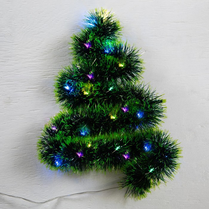 Гирлянда «Мишура» 1 м роса, IP20, зелёная нить, 22 LED, 6 слоёв, свечение мульти, CR2032х2
Гирлянда «Мишура» 1 м роса, IP20, зелёная нить, 22 LED, 6 слоёв, свечение мульти, CR2032х2