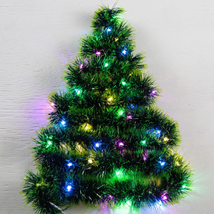 Гирлянда «Мишура» 2 м роса, IP20, зелёная нить, 44 LED, 6 слоёв, свечение мульти, ААх2
Гирлянда «Мишура» 2 м роса, IP20, зелёная нить, 44 LED, 6 слоёв, свечение мульти, ААх2