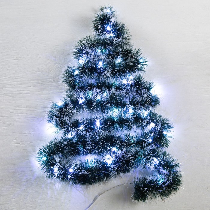 Гирлянда «Мишура» 2 м роса, IP20, зелёно-белая нить, 44 LED, 6 слоёв, свечение белое, ААх2
Гирлянда «Мишура» 2 м роса, IP20, зелёно-белая нить, 44 LED, 6 слоёв, свечение белое, ААх2