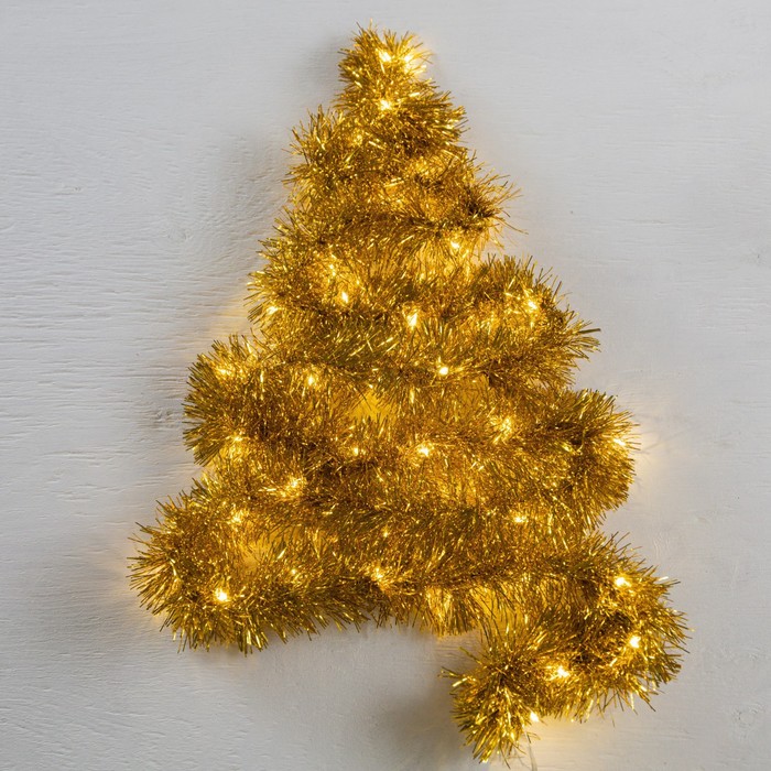 Гирлянда «Мишура» 2 м роса, IP20, золотистая нить, 44 LED, 6 слоёв, свечение тёплое белое, ААх2
Гирлянда «Мишура» 2 м роса, IP20, золотистая нить, 44 LED, 6 слоёв, свечение тёплое белое, ААх2