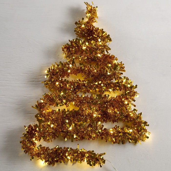 Гирлянда «Мишура» 2 м роса, IP20, золотистая нить, 44 LED, 6 слоёв, d=5 см, свечение тёплое белое, ААх2
Гирлянда «Мишура» 2 м роса, IP20, золотистая нить, 44 LED, 6 слоёв, d=5 см, свечение тёплое белое, ААх2