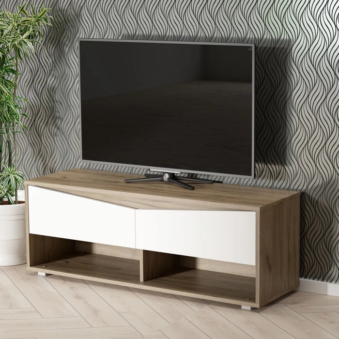 Тумба ТВ Смайл-2 1150х360х420 дуб крафт серый/белый
Тумба ТВ Смайл-2 1150х360х420 дуб крафт серый/белый