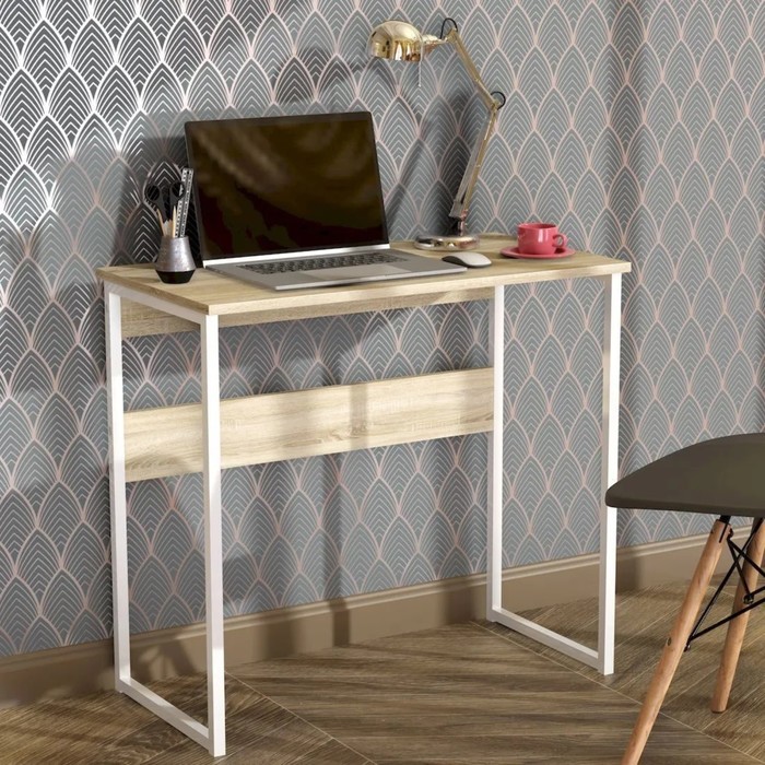 Стол письменный Кадет 800х420х736 дуб сонома/белый 7443237
Стол письменный Кадет 800х420х736 дуб сонома/белый 7443237