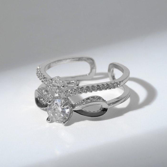 Кольцо "Бантик" с ленточкой, цвет белый в серебре, безразмерное
Кольцо "Бантик" с ленточкой, цвет белый в серебре, безразмерное