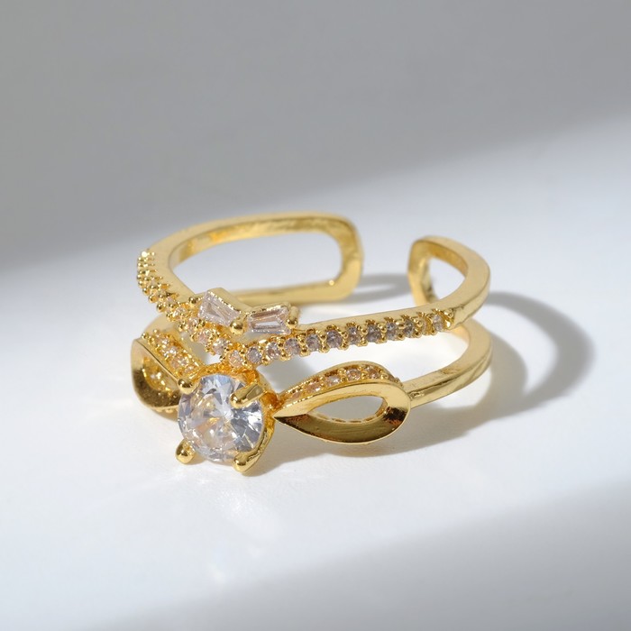 Кольцо "Бантик" с ленточкой, цвет белый в золоте, безразмерное
Кольцо "Бантик" с ленточкой, цвет белый в золоте, безразмерное