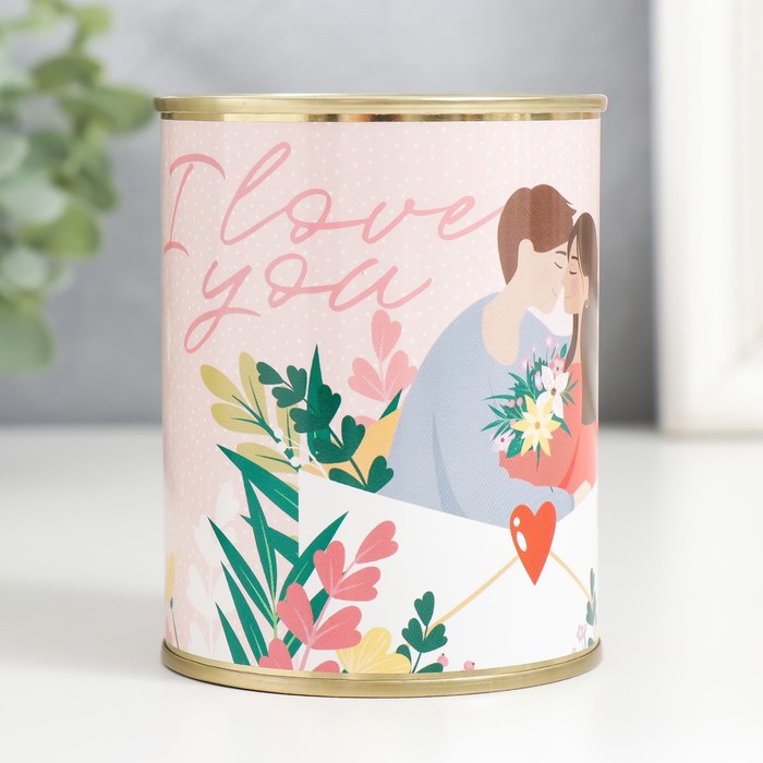 Сумка-шоппер в банке "I love you"
Сумка-шоппер в банке "I love you"