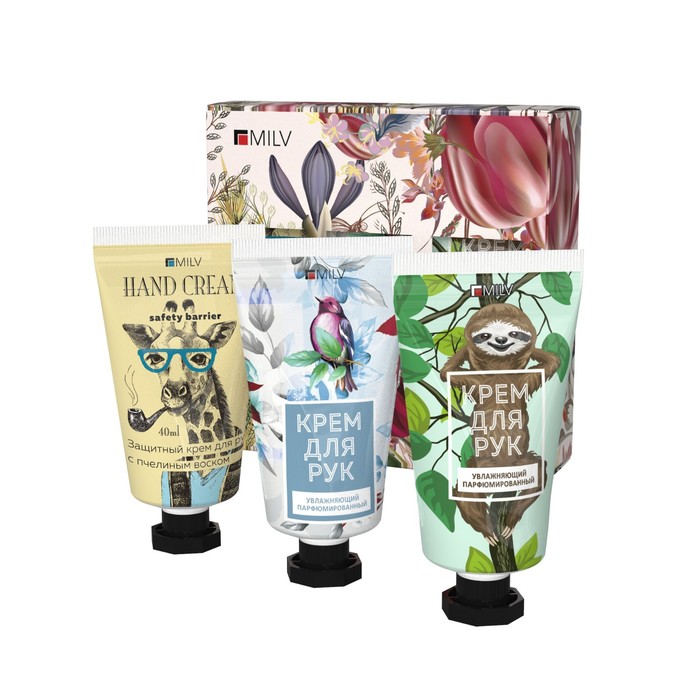 Набор кремов для рук "Think happy" 3 шт 40 мл
Набор кремов для рук "Think happy" 3 шт 40 мл