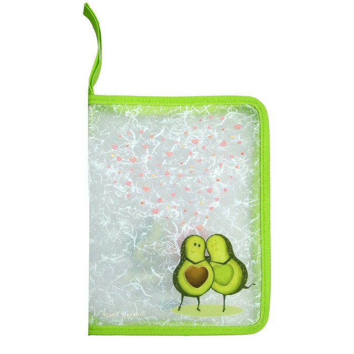 Папка пластиковая А5, молния вокруг, 400 мкм, "Авокадо. Любовь"
Папка пластиковая А5, молния вокруг, 400 мкм, "Авокадо. Любовь"