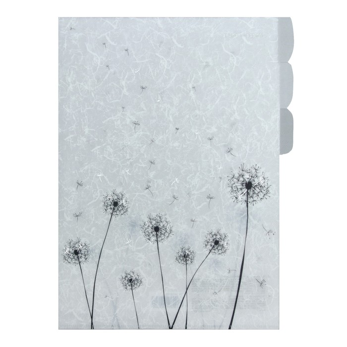 Папка-уголок А4, 180 мкм, 3 отделения "Одуванчики"
Папка-уголок А4, 180 мкм, 3 отделения "Одуванчики"