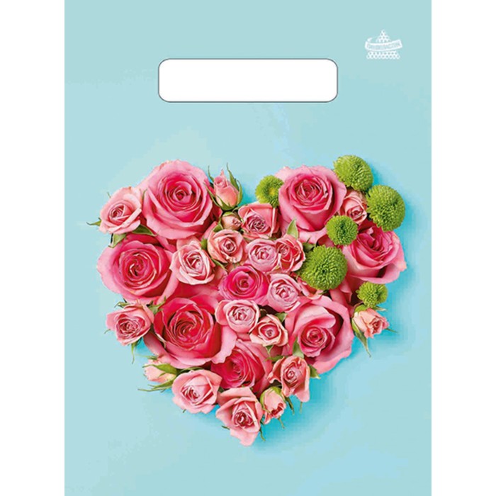 Пакет "Розочки в сердце", полиэтиленовый, с вырубной ручкой, 19 х 25 см, 30 мкм
Пакет "Розочки в сердце", полиэтиленовый, с вырубной ручкой, 19 х 25 см, 30 мкм