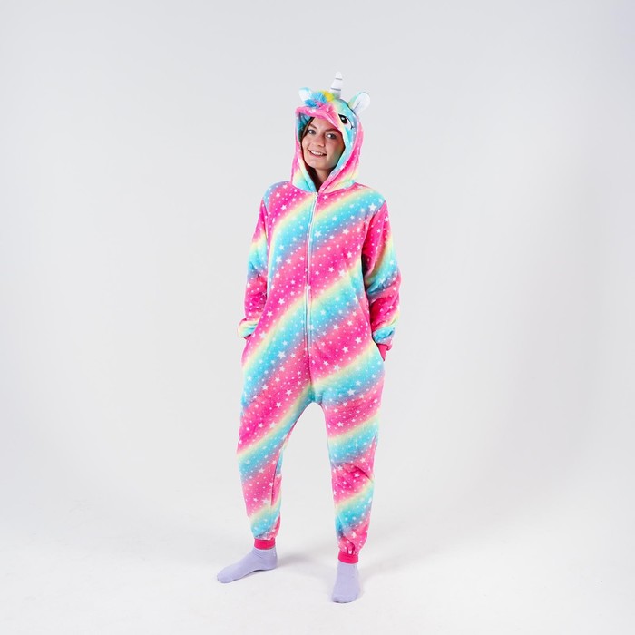 Кигуруми «Единорог», звёздочки на радуге, 120 см
Кигуруми «Единорог», звёздочки на радуге, 120 см