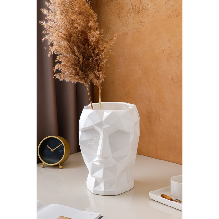 Ваза керамическая "Кай", настольная, белая, глянец, 28 см
Ваза керамическая "Кай", настольная, белая, глянец, 28 см