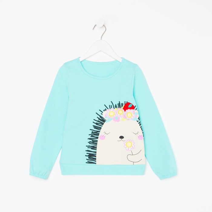 Лонгслив для девочки, цвет голубой, рост 110
Лонгслив для девочки, цвет голубой, рост 110