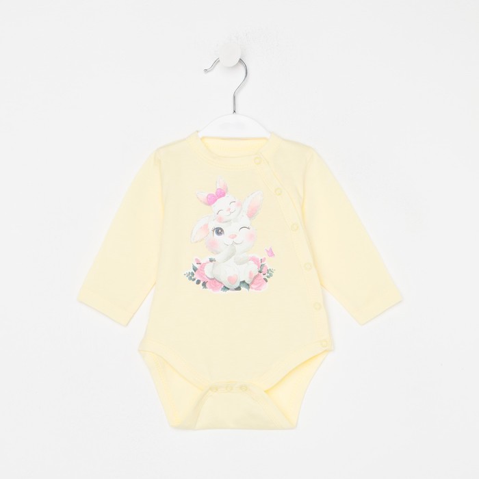 Боди детский, цвет жёлтый, рост 56
Боди детский, цвет жёлтый, рост 56