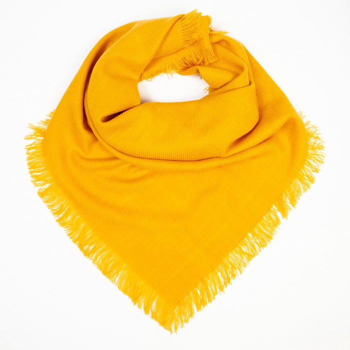 Платок женский шерстяной, цвет желтый, размер 75х75
Платок женский шерстяной, цвет желтый, размер 75х75