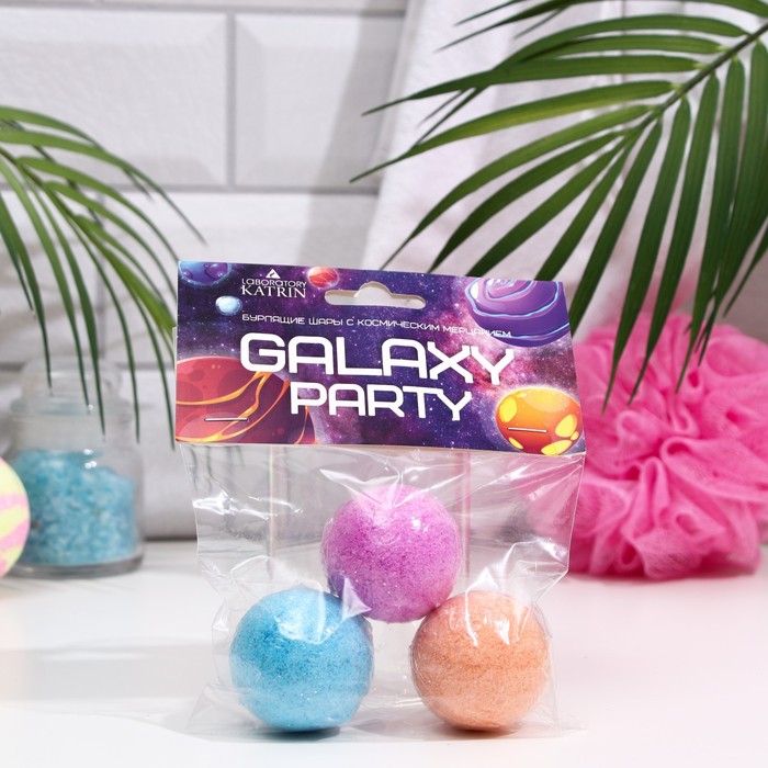 Бомбочки для ванн "Galaxy Party" 3*40 г, новинка
Бомбочки для ванн "Galaxy Party" 3*40 г, новинка