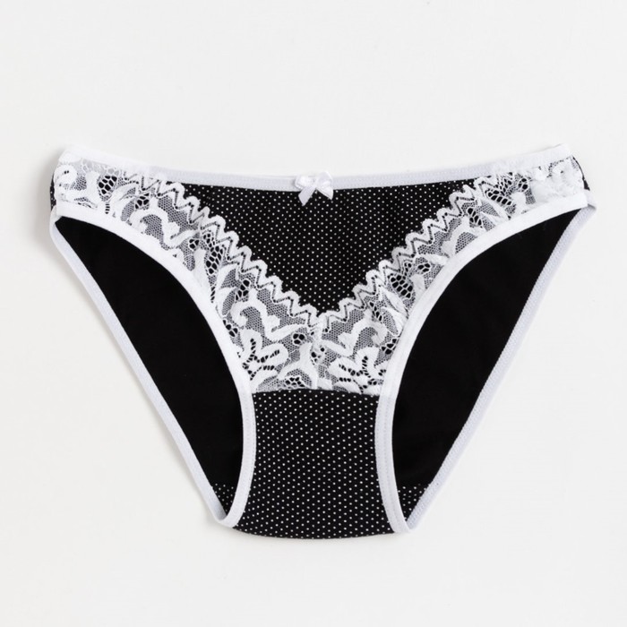 Трусы женские слипы, цвет чёрный, размер 44-46 (L)
Трусы женские слипы, цвет чёрный, размер 44-46 (L)