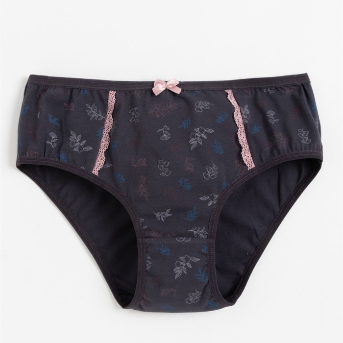 Трусы женские слипы, цвет темно-серый, размер 50-52 (XL)
Трусы женские слипы, цвет темно-серый, размер 50-52 (XL)