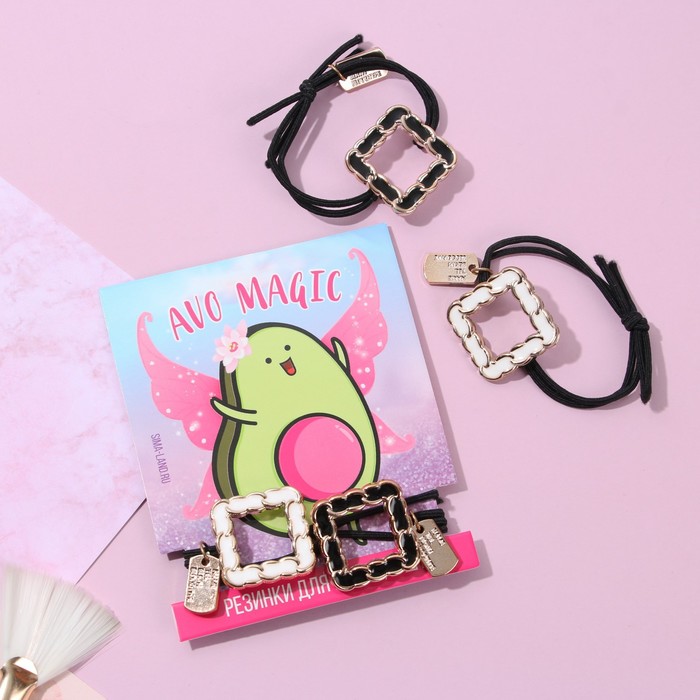 Резинки для волос "Avo magic", 2 шт., d= 5 см.
Резинки для волос "Avo magic", 2 шт., d= 5 см.