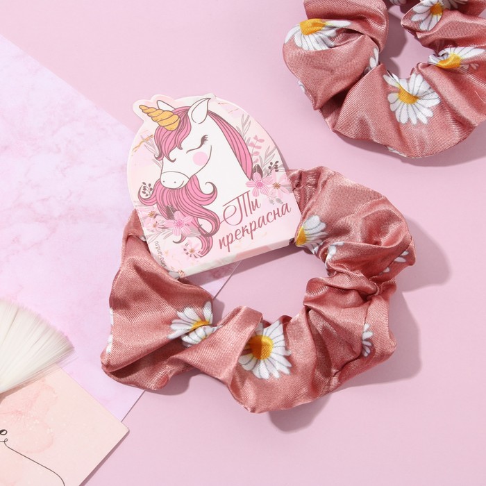 Резинка для волос "Ты прекрасна", 1 шт.
Резинка для волос "Ты прекрасна", 1 шт.