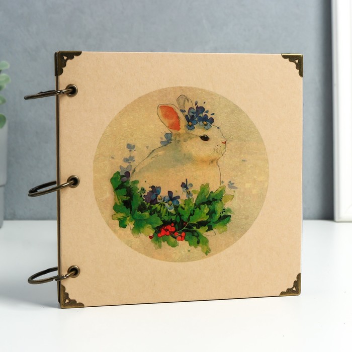 Фотоальбом на кольцах 30 листов "Зайка в цветах" чёрные листы 18,5х18,5 см
Фотоальбом на кольцах 30 листов "Зайка в цветах" чёрные листы 18,5х18,5 см