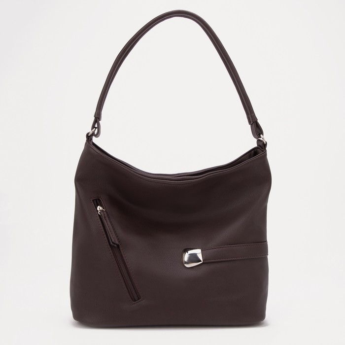 Сумка-мешок, отдел на молнии, наружный карман, цвет коричневый
Сумка-мешок, отдел на молнии, наружный карман, цвет коричневый