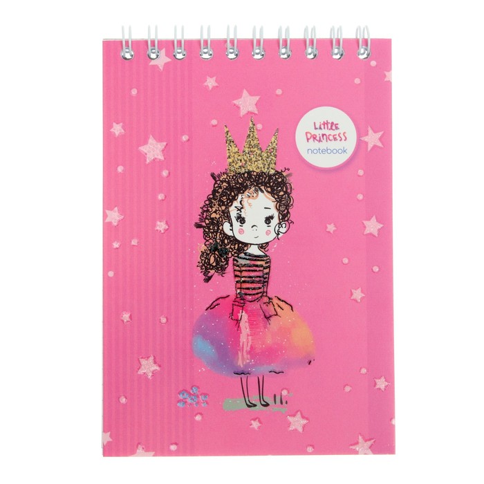 Блокнот А6, 48 листов в клетку на гребне "Принцесса", обложка мелованный картон, ламинация с блёстками, блок офсет
Блокнот А6, 48 листов в клетку на гребне "Принцесса", обложка мелованный картон, ламинация с блёстками, блок офсет