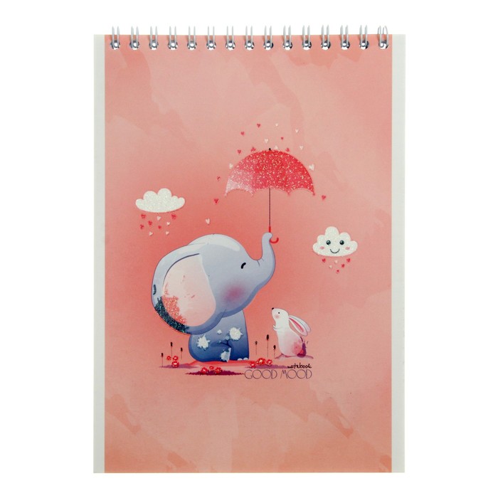 Блокнот А5, 48 листов в клетку на гребне "Друзья под зонтом", обложка мелованный картон. выборочная ламинация с блёстками, блок офсет
Блокнот А5, 48 листов в клетку на гребне "Друзья под зонтом", обложка мелованный картон. выборочная ламинация с блёстками, блок офсет