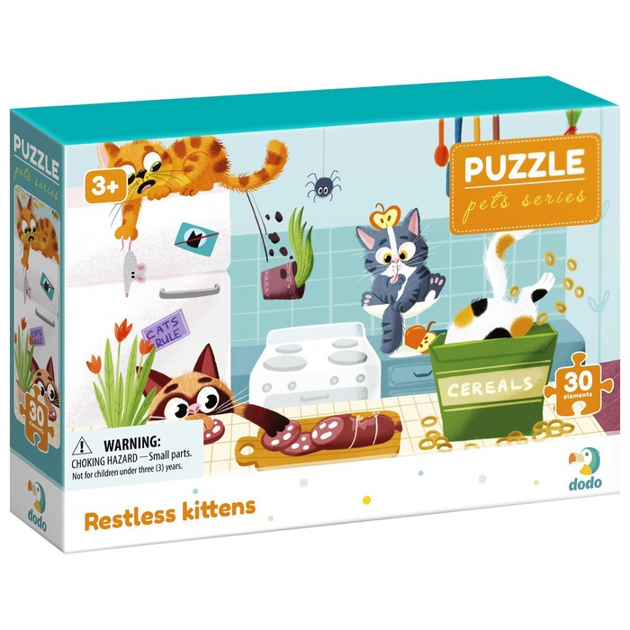 Пазл «Котики-непоседы», 30 элементов
Пазл «Котики-непоседы», 30 элементов