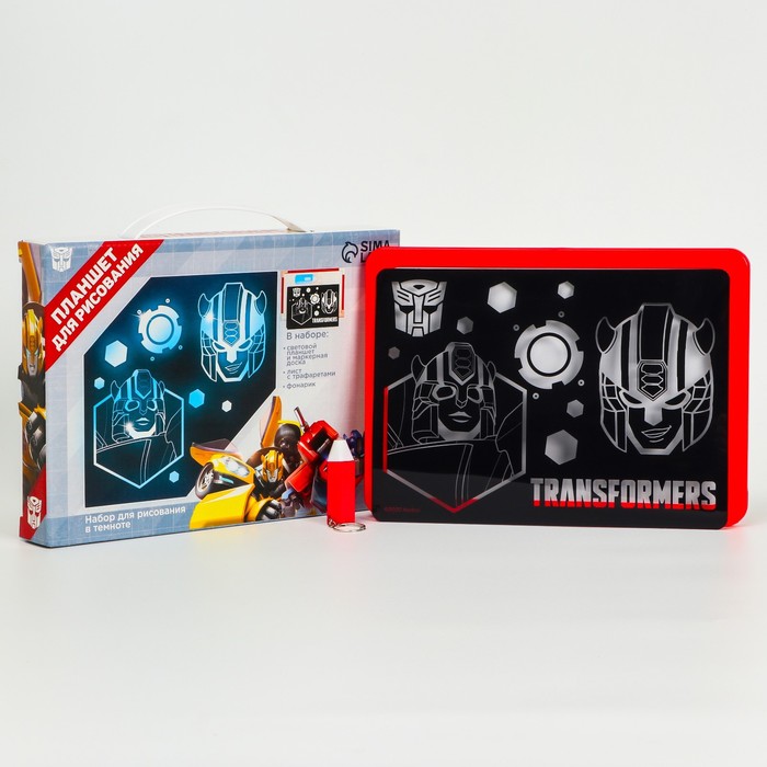 Набор для рисования в темноте, планшет А5, Трансформеры
Набор для рисования в темноте, планшет А5, Трансформеры